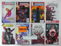 Marvel and Image Comic Keys - Iron Man, Spawn, Thunderbolts