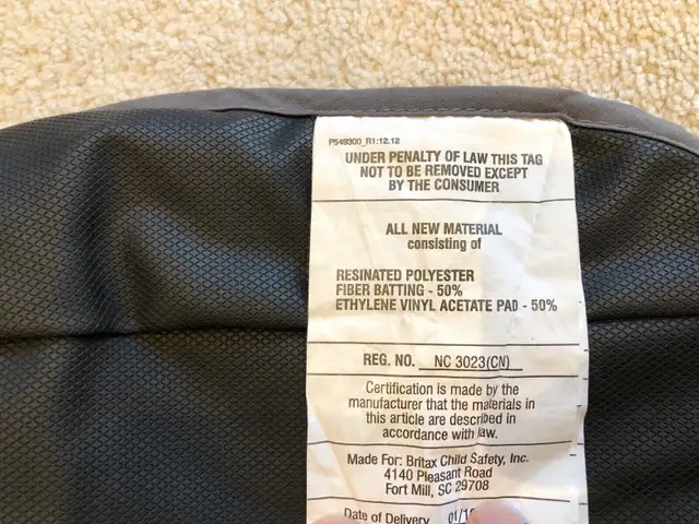 Britax Seat Saver Waterproof Liner in Strollers, Carriers & Car Seats in Oakville / Halton Region - Image 4