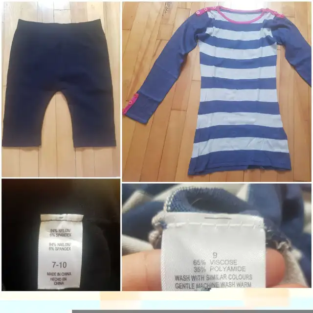 Lot 10 vêtements fille 8-10 ans 140cm / Girl clothes 8-10 y-o in Kids & Youth in City of Montréal - Image 7