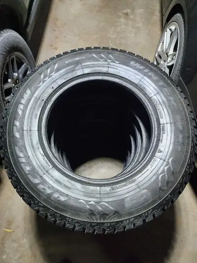 Selling a set of 225/75/16 Vanguard Artic Claw WXI Winter tires. Came off a 2008 Ford Escape. Overal...