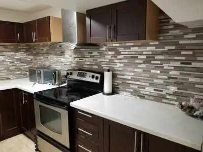 Two bedroom newly renovated legal basement available in Brampton, View more