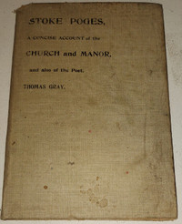 1896 Stoke Poges Church and Manor Thomas Gray
