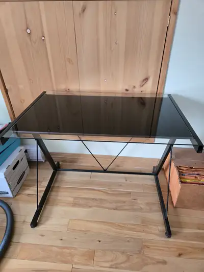 Glass Top Computer Desk, View more