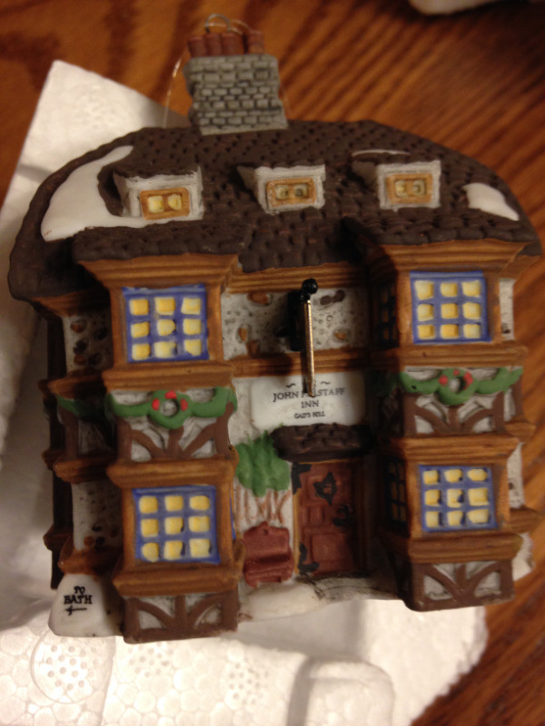 DEPART 56 - DICKENS VILLAGE ORNAMENT - SIR JOHN FALSTAFF INN in Arts & Collectibles in Markham / York Region