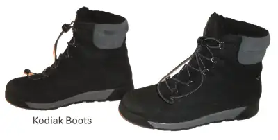 Kodiak Boots, short black waterproof warm clean Size 11 women, View more