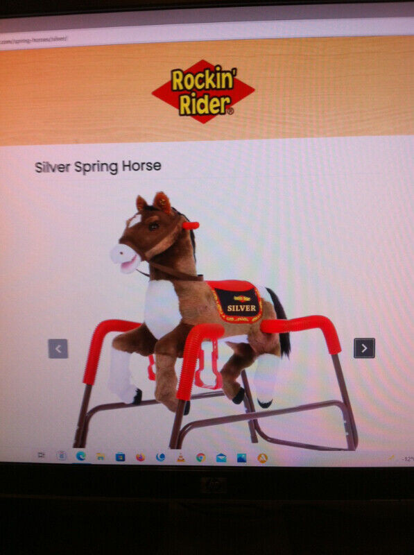 ROCKIN RIDER "SILVER" SPRING HORSE: SOUNDS, SONGS, PHRASES, ETC in Toys & Games in Red Deer - Image 3