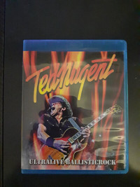 TED NUGENT ! ULTRA LIVE BALLISTIC ROCK BLUE RAY ! NEW ! RARE !