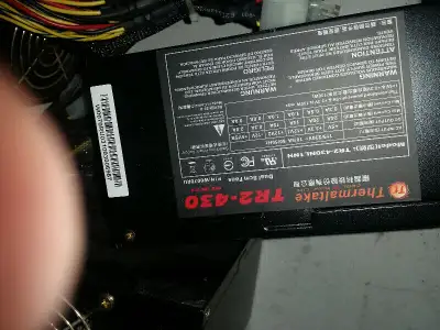 thermaltake tr2-430 430 watt pc power supply 8 units - tons of computer components SALE contact me 4...