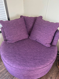 Purple Swivel Chair for Sale