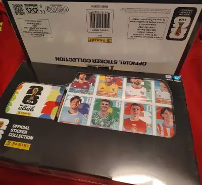 2026 Panini Sticker box New sealed, View more