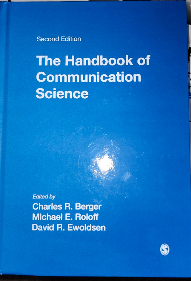 New. The Handbook of Communication Science - 2nd Edition  in Textbooks in St. Catharines