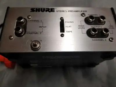 SHURE : STEREO PREAMPLIFIER , View more