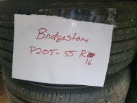 2 Tires - 205-55-R16 Bridgestone