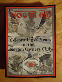 BOOK 'Noc at 60 History 1959-2019" Norton Owners Club