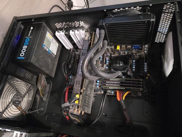 Complete Gaming PC i7 watercool+GTX 970+16GB RAM+800W PSU 400