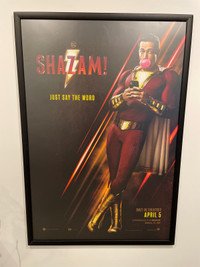 Shazam Double Sided Theatrical Movie Poster 27x40