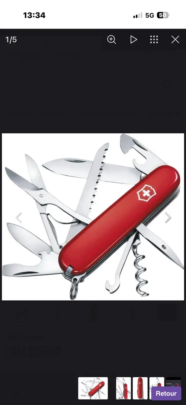 VICTORINOX le camper et le  huntsman in Fishing, Camping & Outdoors in Laval / North Shore - Image 3
