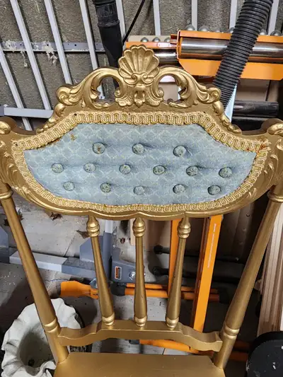 gold gilded chair, View more