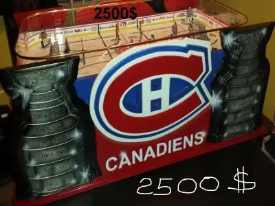 LNH JEU DE HOCKEY TABLE BOARD COLECO GAME ROOM MONTREAL QUEBEC, View more