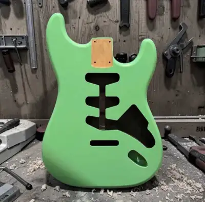 Surf Green Stratocaster Body , View more