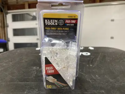 Cat 5 cat 6 pass through connecter, View more