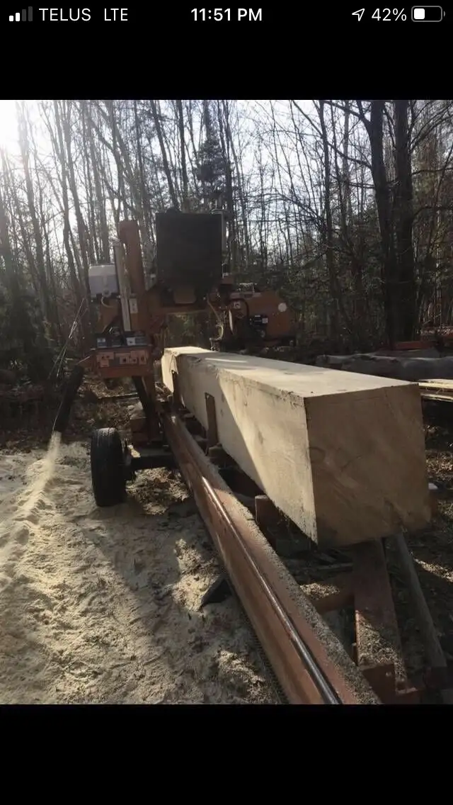 Portable sawmill for hire.65162030829059122