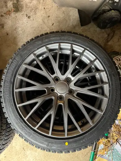 Set of 4 RWC Wheels (18") and Bridgestone Blizzak WS90 winter tires (235/45/18). Brand new - never u...