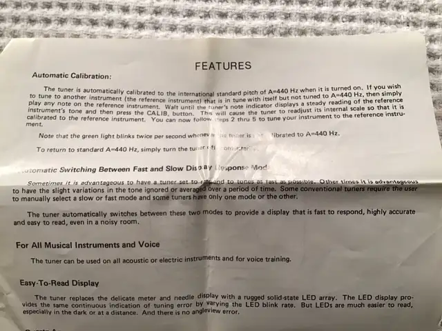 Prelude Chromatic Tuner in Performance & DJ Equipment in Oakville / Halton Region - Image 5