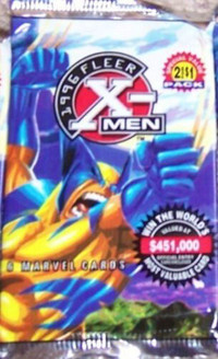MARVEL ... X MEN ... 1996 FLEER .. Unopened Packs (3/$25, 8/$65)