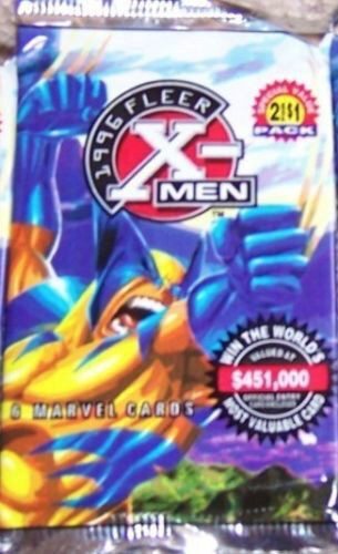 MARVEL ... X MEN ... 1996 FLEER .. Unopened Packs (3/$25, 8/$65) in Arts & Collectibles in City of Halifax