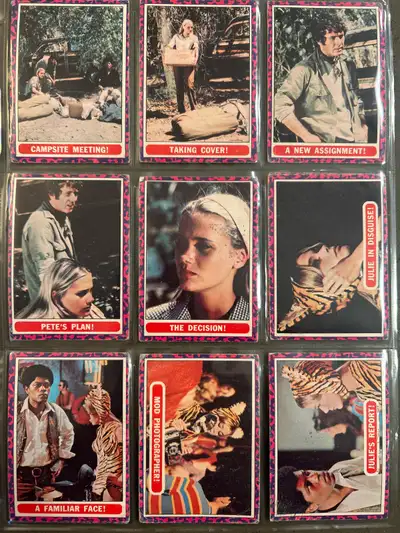 1968 Topps Mod Squad Trading Cards, View more