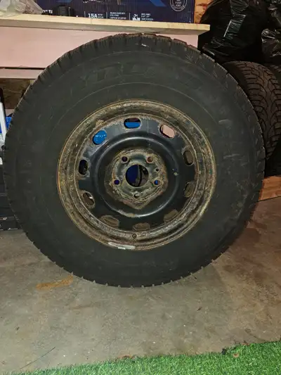 Set of 4 winter tires on Rims "Joyroad" from 4tires.ca . 265/70r17. See pictures for details. Just s...