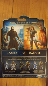 Warcraft Lothar VS Garona Mini Figure 2 Pack
