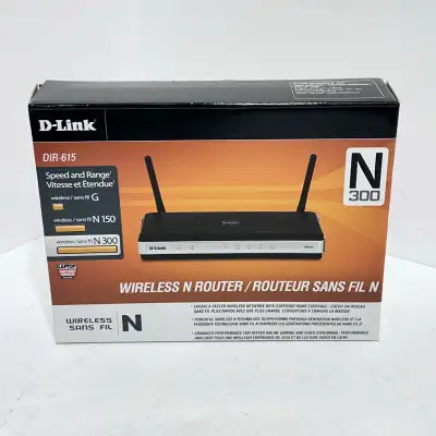 D-Link Wireless N router complete in box WiFi dir-615 , View more