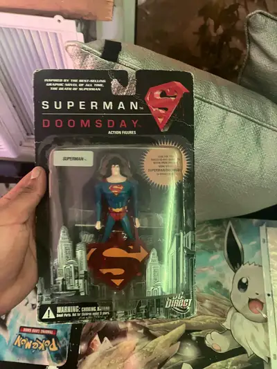 This vintage DC Direct Superman Doomsday action figure is new in the package and ready to join your...