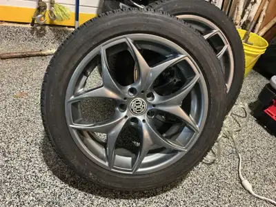 A set of 4 winter 245/45/19 on RSSW rims from a BMW
