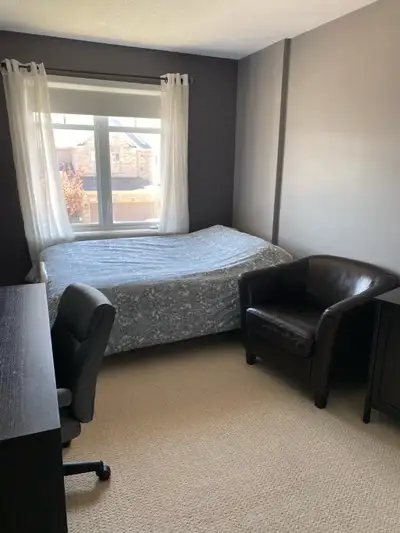 Available November 1st! One bedroom available for rent in a spacious and clean townhouse in the safe...