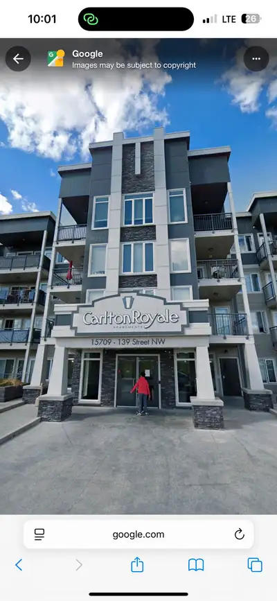 Lease take over at Carlton Royale in Edmonton Northside 3rd floor I am buying a house and want to le...