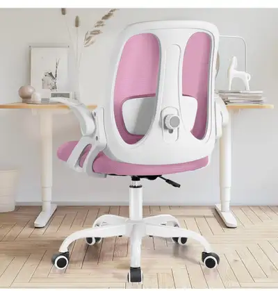 NEW BNIB Razor PINK office chair with lumbar support Retails $15