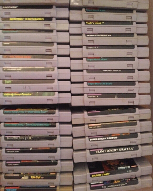 SNES games. Also NES N64 Gamecube Gameboy etc (updated Aug 25/25 in Older Generation in Markham / York Region - Image 3