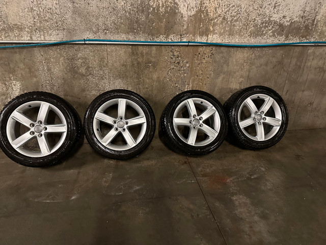 Audi A4 09-16 winter tires and rims in Tires & Rims in Calgary - Image 2