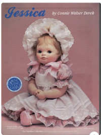 Vintage 1989 Hamilton Collection porcelain doll, Jessica