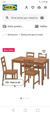Ikea table and chairs