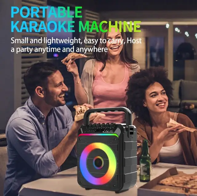 Karaoke Machine with 2 Wireless Microphones,Speaker in Speakers in Markham / York Region - Image 4