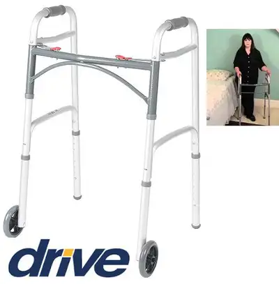 Drive Medical Deluxe Folding Walker, View more