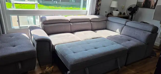 Divan en L gris in Couches & Futons in Laval / North Shore - Image 7
