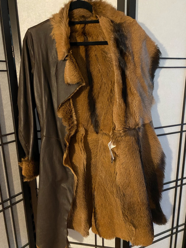 Genuine leather coat  in Women's - Tops & Outerwear in Lethbridge