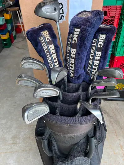 Lynx Parallax irons, full set 3-PW+SW., with Big Bertha woods, View more
