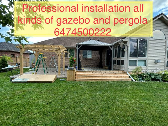 Assembly of gazebo  in Other in Mississauga / Peel Region - Image 2