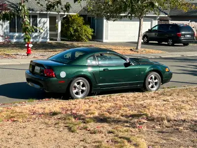 Dark Highland Green with Black Leather interior. Exterior paint clay Barred and Ceramic coated. 4.6L...